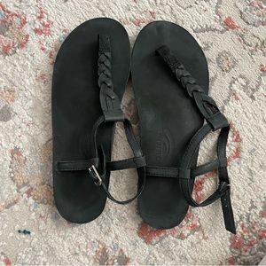 Rainbow T-Street Womens Sandals Black